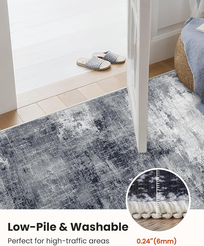 6x9 Area Rugs for Living Room, Modern Abstract Washable Rug - Image 7