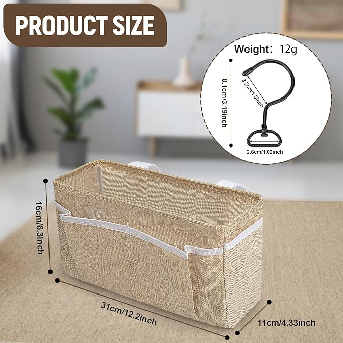 Bedside Caddy, bedside organizer, Hanging Organizers, Storage Bags - Image 5