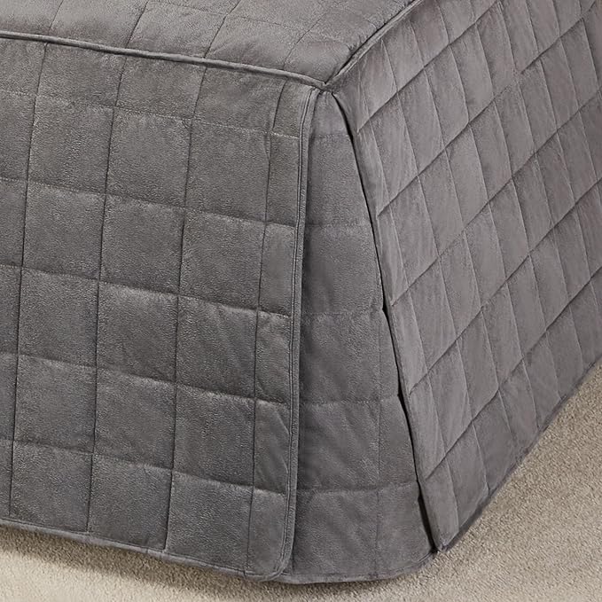 Camden Luxury Bedding | Charcoal Gray Color | Fitted Hollywood Daybed Bedding | - Image 3