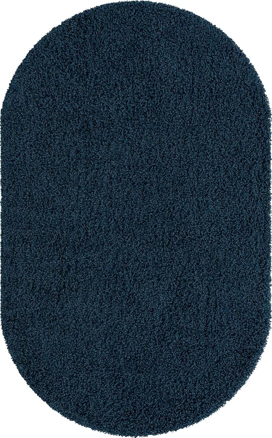 Unique Loom Solid Shag Collection Area Rug - Image 9