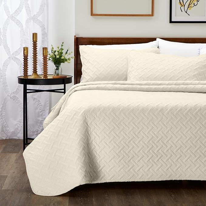 Cosy House Collection Luxury Rayon Derived from Bamboo 3-Piece Quilt Set by CosyHouseCollection
