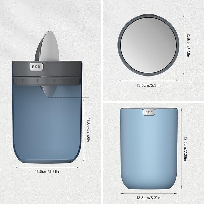 EKO Fandy 0.58 Gal/2.2L Mini Trash Can - Image 2