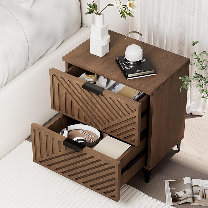 Royal Windsor Small Fluted Nightstand Set of 2 - Image 4