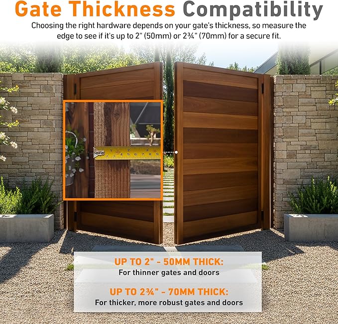 Gatemate 1490116 Euro Single Long Throw Lock - Image 8