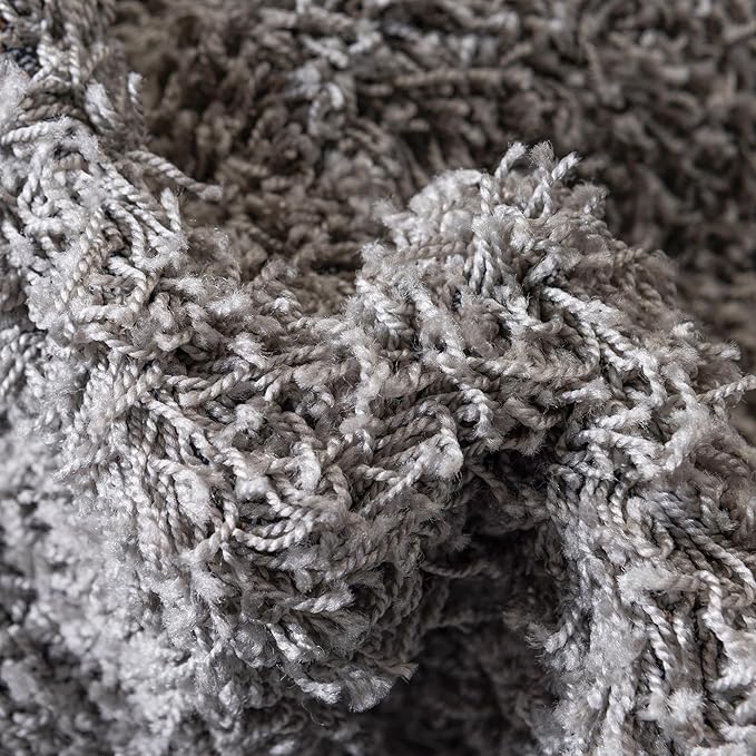 Unique Loom Solid Shag Collection Area Rug - Image 8