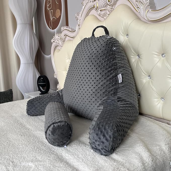 Reading Pillow for Sitting in Bed, Extra Large Backrest Support Cushion - Image 7