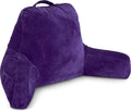 Husband Pillow Purple, Original Reading Pillow in Bed Rest Chair, Shredded by HusbandPillow