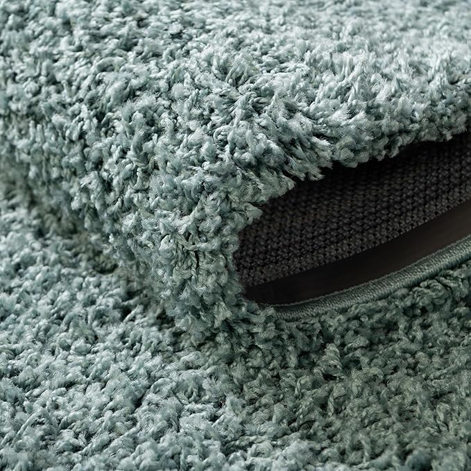 Unique Loom Solid Shag Collection Area Rug - Image 7