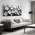 Prepeyssee Black and White Botanical Wall Art floral wall decor by Prepeyssee