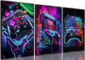Game Room Decor Posters Set of 3 by BGFCEWallArt