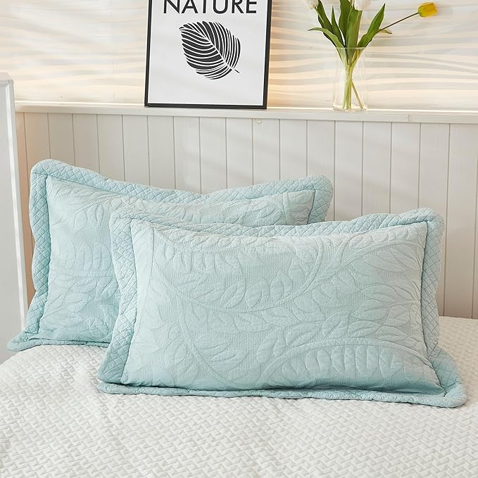 MarCielo 3-Piece 100% Cotton Oversized Bedspread Lightweight Quilt Coverlet - Image 7