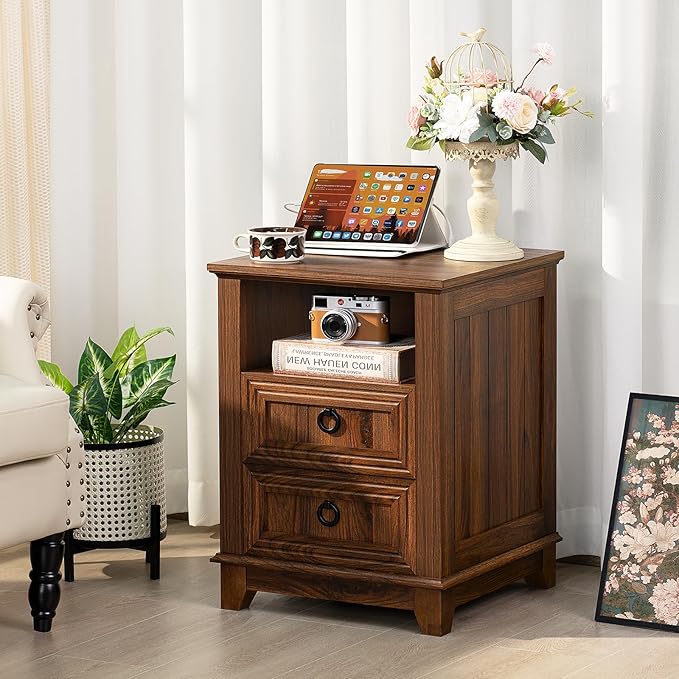 18" Farmhouse Night Stands Set of 2 - Image 5