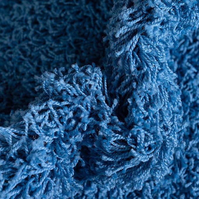 Unique Loom Solid Shag Collection Area Rug - Image 8