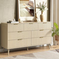 CARPETNAL Fluted 7 Drawer Dresser by CARPETNAL