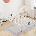 ROIL 10 Inch White Twin Bed Frame by ROIL