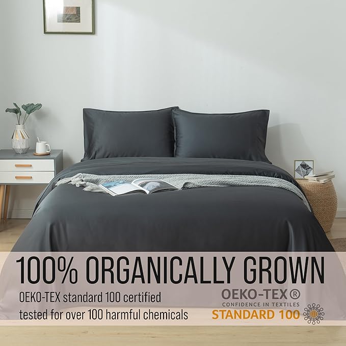 Bella Coterie Luxury Bamboo Viscose Cal King Size Sheet Set | 100% Organically - Image 4