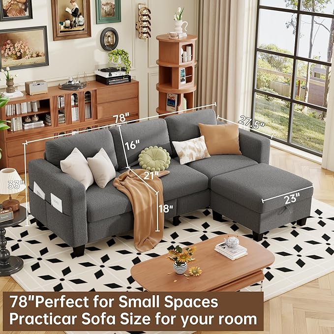 ZeeFu Sectional and Sofa Couches - Image 2