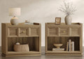 SICOTAS Night Stand Set 2, Large Queen Size Nightstands Set of 2, Modern by SICOTAS