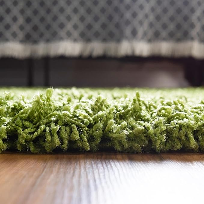 Unique Loom Solid Shag Collection Area Rug - Image 13