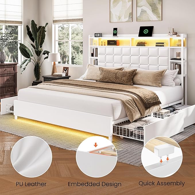 LARMACE King Size Bed Frame - Image 9