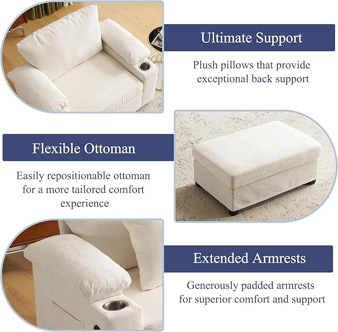SUNWAVE 58" Chaise Lounge Chair - Image 7