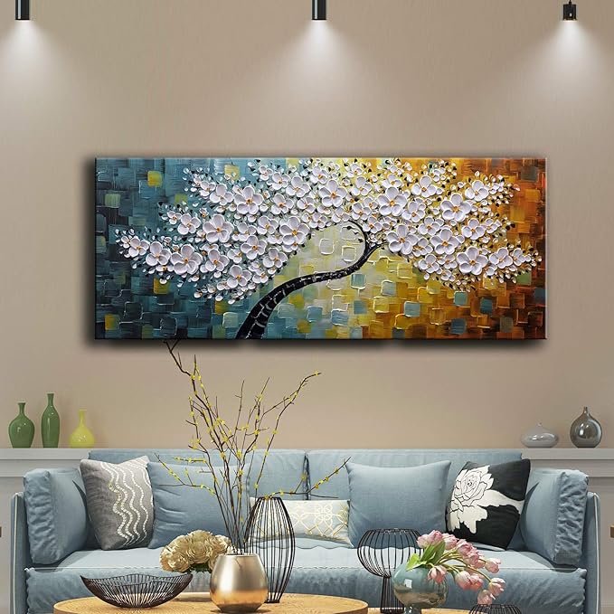 YaSheng Art - 100% Hand Painted Contemporary Art Oil Painting On Canvas Texture - Image 6