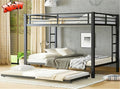 Upgraded Version Thicken Metal Heavy Duty Queen Over Queen Bunk Bed by Unknown