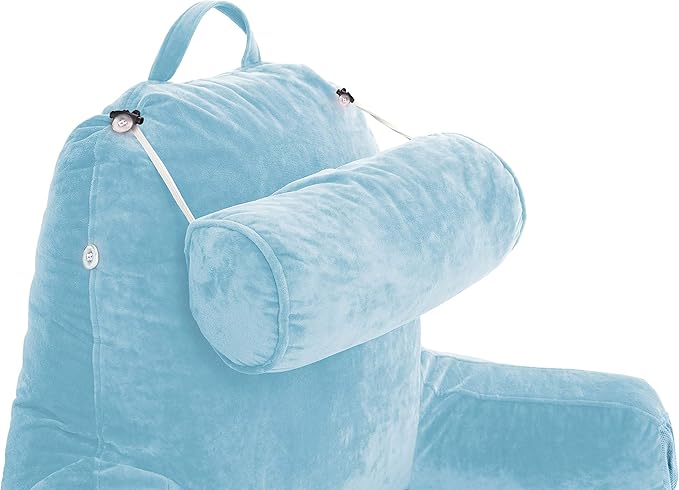 Husband Pillow Medium Sky Blue, Backrest - Image 8