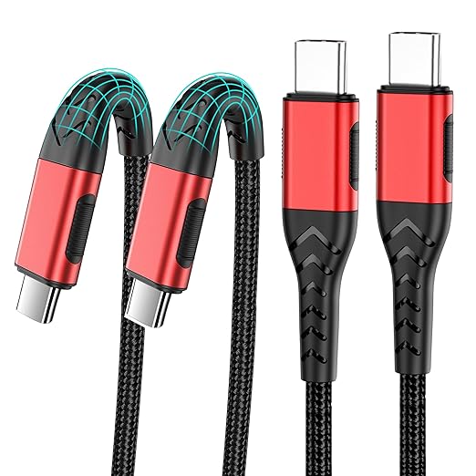 Durcord USB C to USB C Cable, Type C to Type C Charger Braided Compatible by Durcord