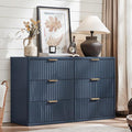 LEYAOYAO Fluted 6 Drawers Dresser by LEYAOYAO-Findtheshiningpointofyourideallife%EF%BC%81