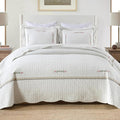 MarCielo 3-Piece 100% Cotton Oversized Bedspread Lightweight Quilt Coverlet by MarCielo