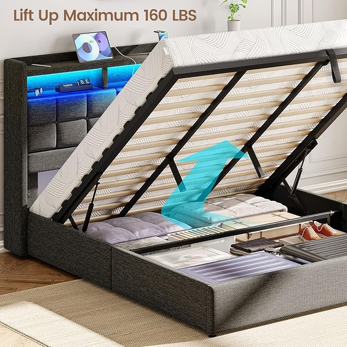 Lift Up King Size Bed Frame - Image 6