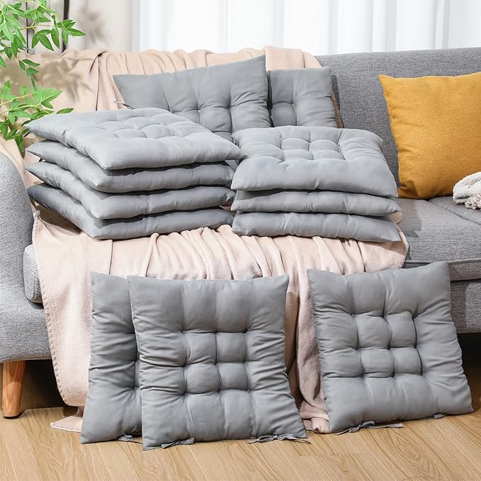 Geetery 12 Pcs Floor Pillows for Classroom Bulk Square Seating Cushions for - Image 5