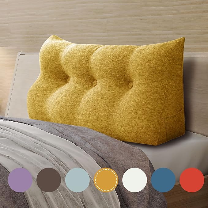 homecozy Wedge Headboard Pillow Dorm Room Reading Pillow Back Support - Image 5