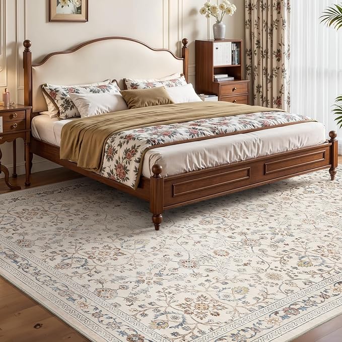 MontVoo-Vintage Area Rug 9X12 Beige Rugs - Image 2