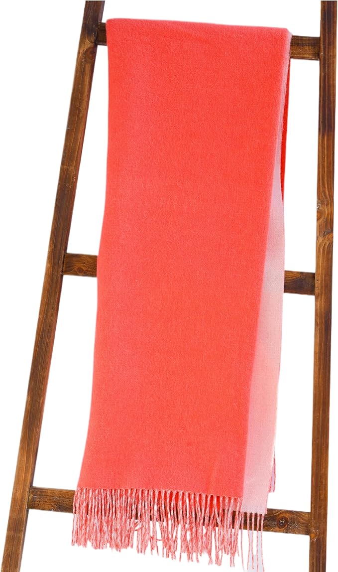 Alashan 95% Merino 5% Cashmere Double Face Classic Throw by Alashan