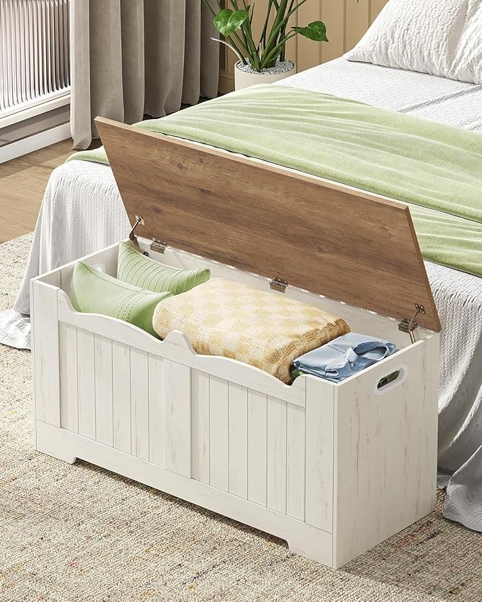 Hzuaneri 39.4" Storage Chest, Storage Bench Trunk - Image 2