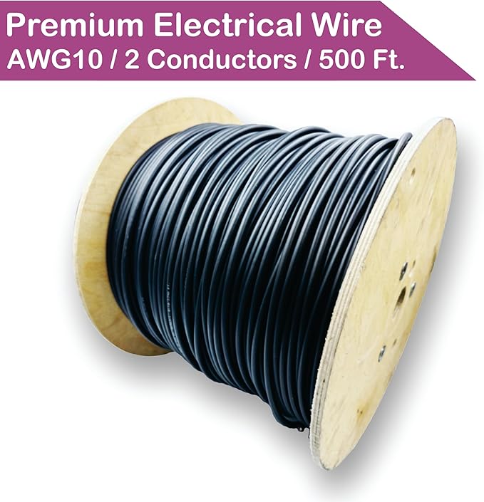 NATIONAL Wire & Cable – 10 AWG 2-Conductor Premium Copper Wire, 500 ft - Image 2