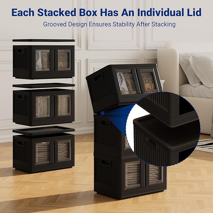 FLEXIMOUNTS 75 QT Stackable Storage Bins - Image 7