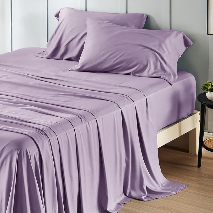 Bedsure California King Sheet Sets, Cooling Sheets - Image 8