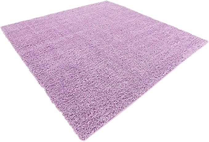 Unique Loom Solid Shag Collection Area Rug - Image 5
