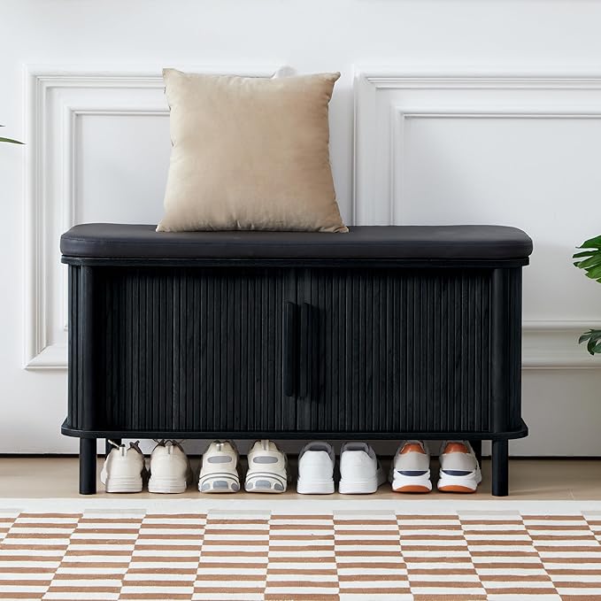 Shoe Bench, Entryway Shoe Cabinet by EnjoyaWarmandCozyLife