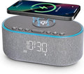 Odokee Wireless Charging Alarm Clock Radio: Qi Certified Fast Wireless Charger by Odokee