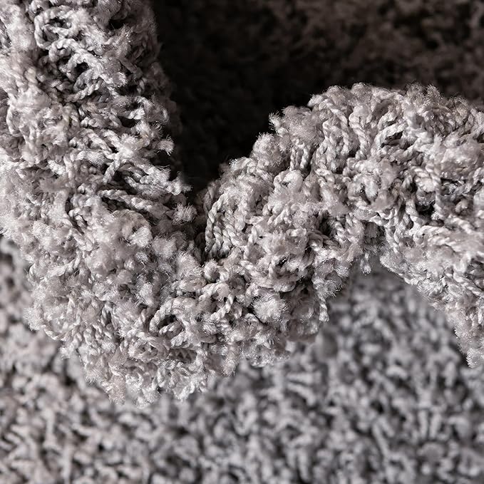Unique Loom Solid Shag Collection Area Rug - Image 8