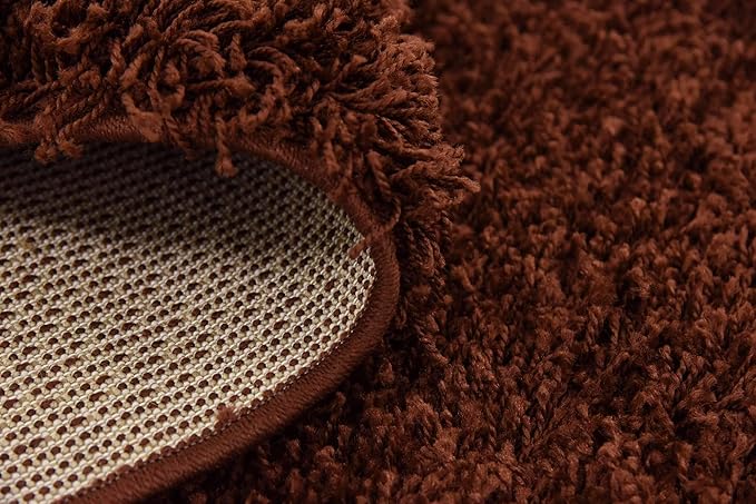 Unique Loom Solid Shag Collection Area Rug - Image 11