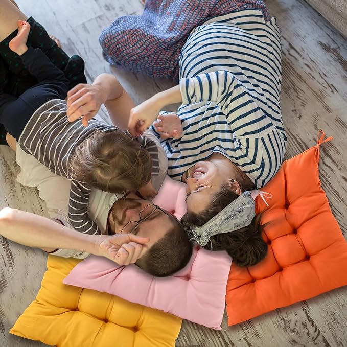 Geetery 12 Pcs Floor Pillows for Classroom Bulk Square Seating Cushions for - Image 6
