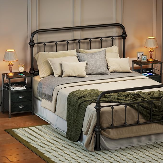 Furologee Nightstand Set of 2, - Image 5