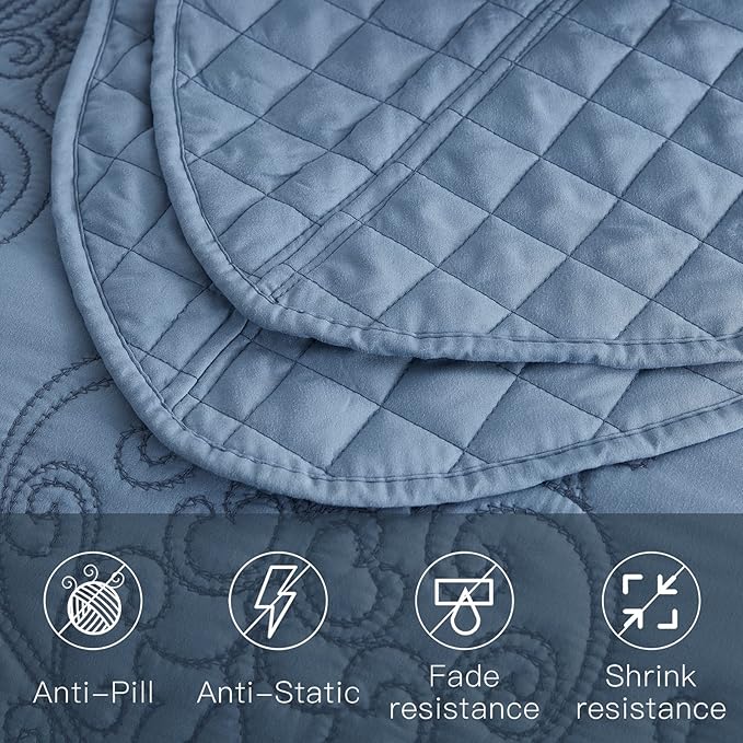 CHIXIN Bedspread Coverlet Set Queen Size - Image 7