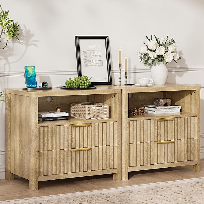 CypBed NightStand Set of 2 by CypBedCozyHomeLiving
