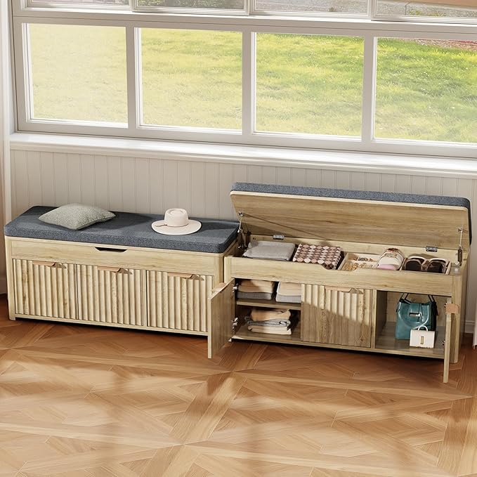 Shoe Bench with Storage - Image 8